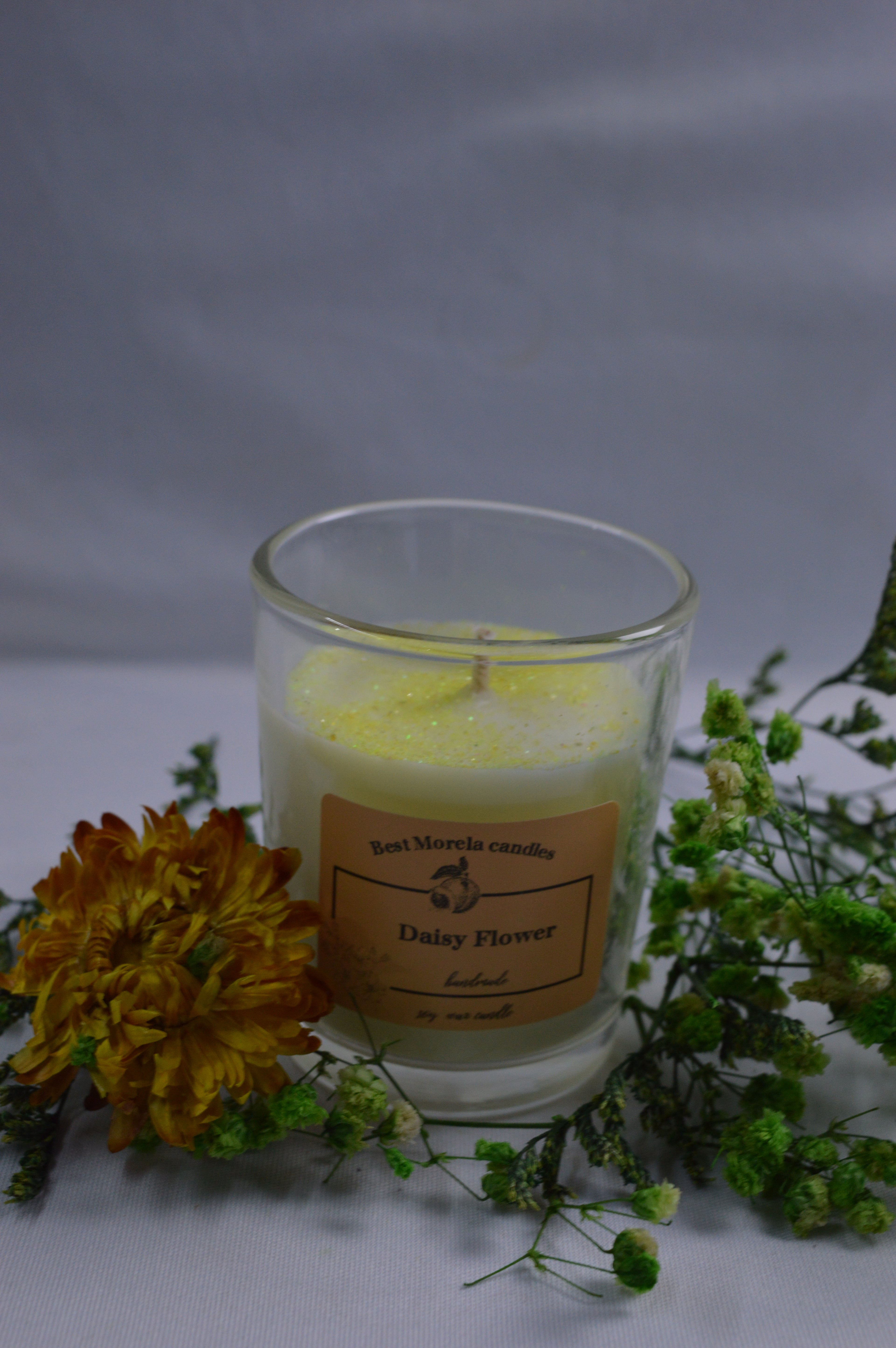 Daisy Flower Candle