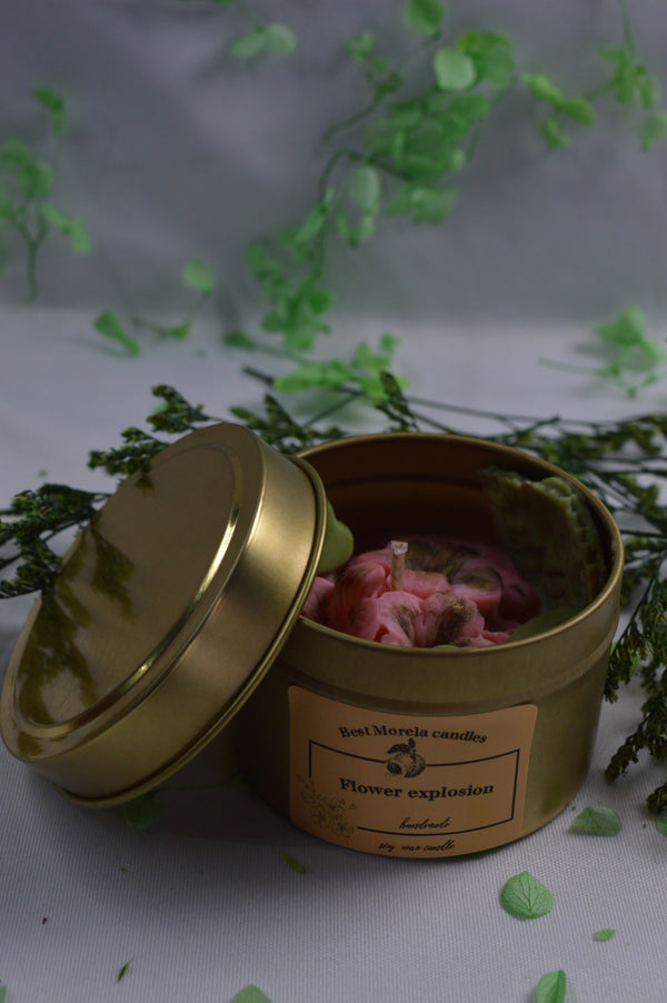 Flower Explosion Candle
